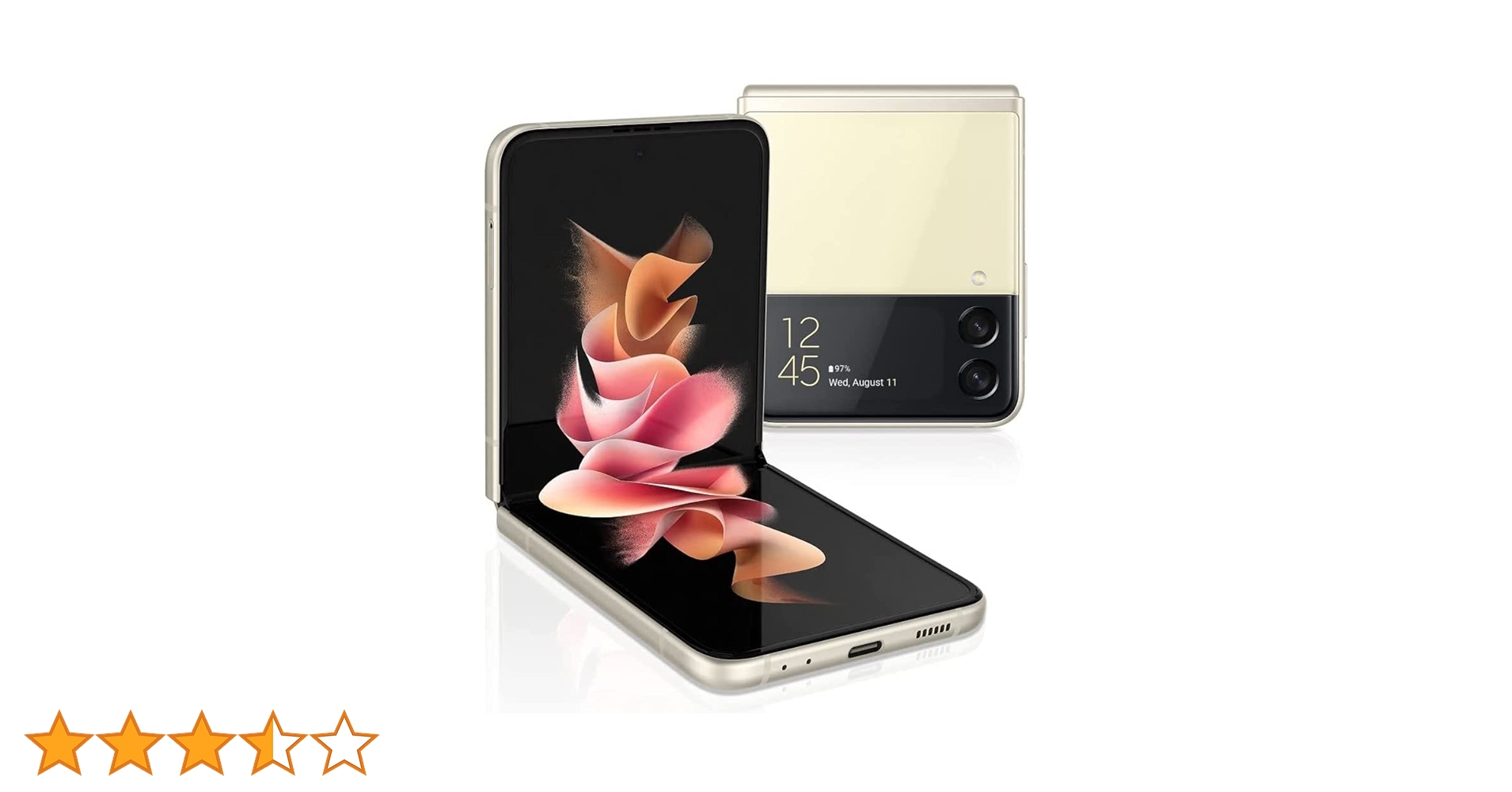 【良品】Galaxy Z Flip3 5G 128GB｜SIMフリー Samsung Galaxy Z Flip3 (5G) 128GB Unlocked - Cream (Renewed